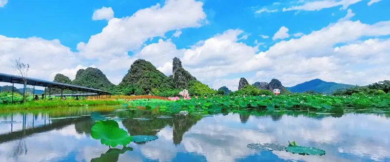 广州清远2日游，探秘连州地下河+游澜川三峡，拍秋日银杏林